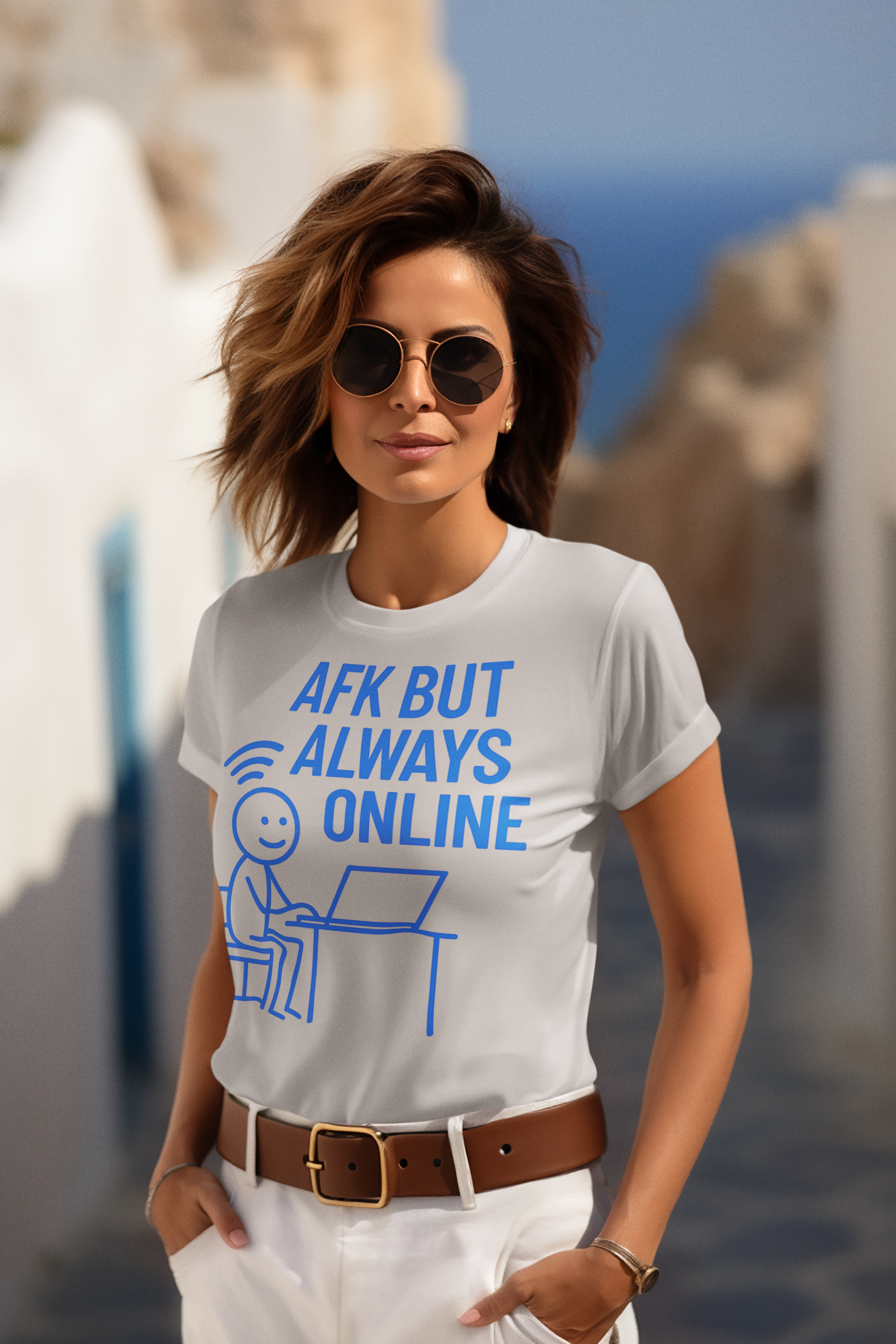 AFK Urban "AFK But Always Online" - Premium Shirt