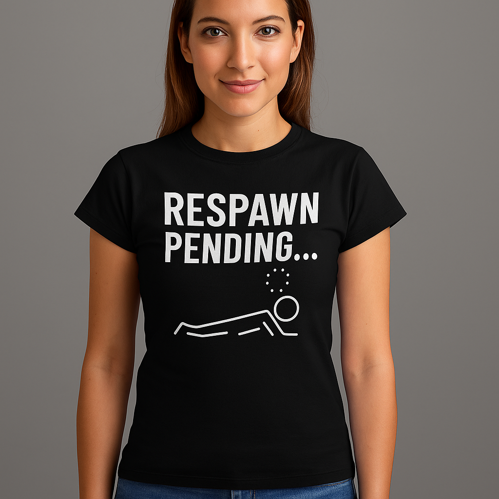 AFK Dark Mode "Respawn Pending" Premium Shirt