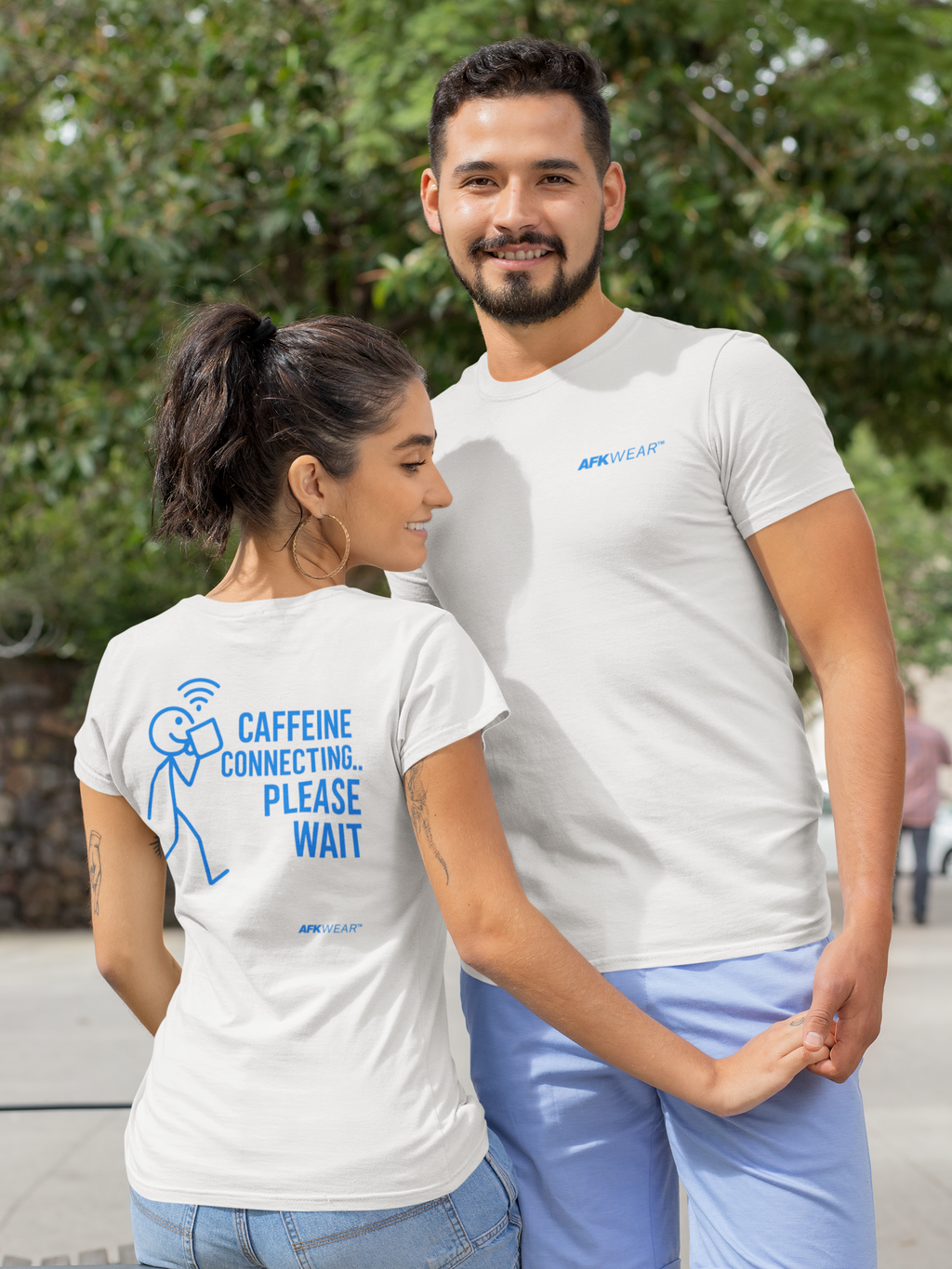 AFK Loading Mode "Caffeine Connecting" - Premium Shirt