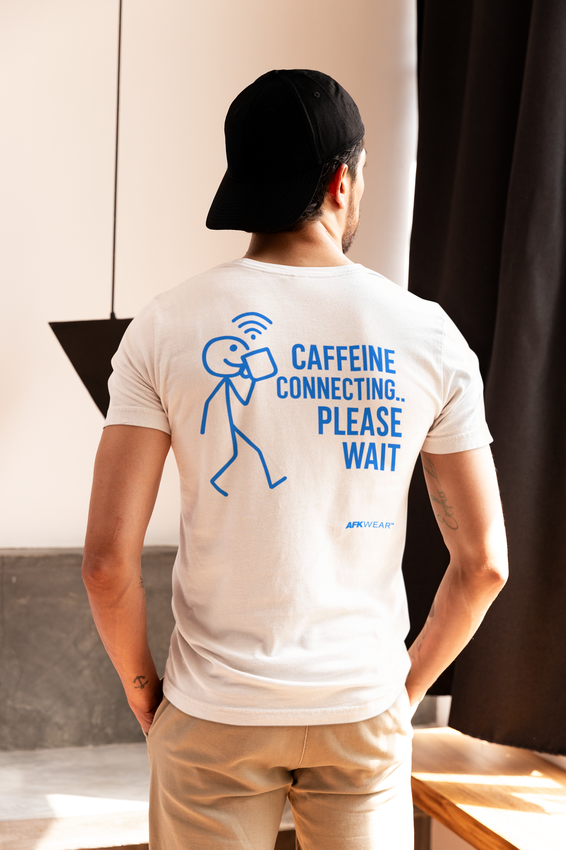 AFK Loading Mode "Caffeine Connecting" - Premium Shirt