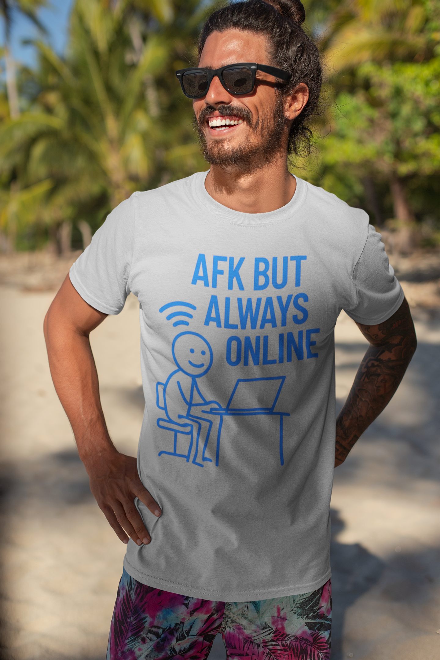 AFK Urban "AFK But Always Online" - Premium Shirt
