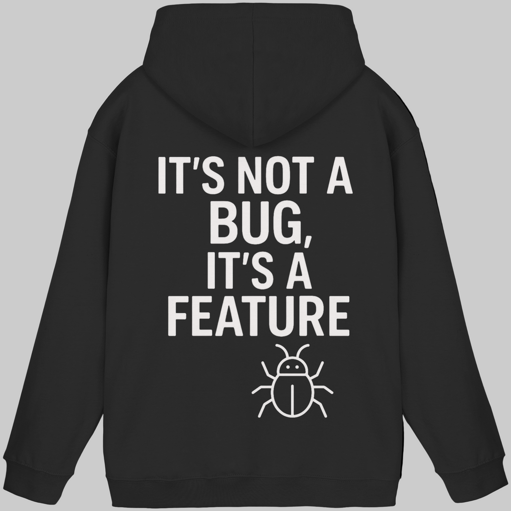 AFK Error Code "It's not a bug, it's feature" Premium Unisex Hoodie