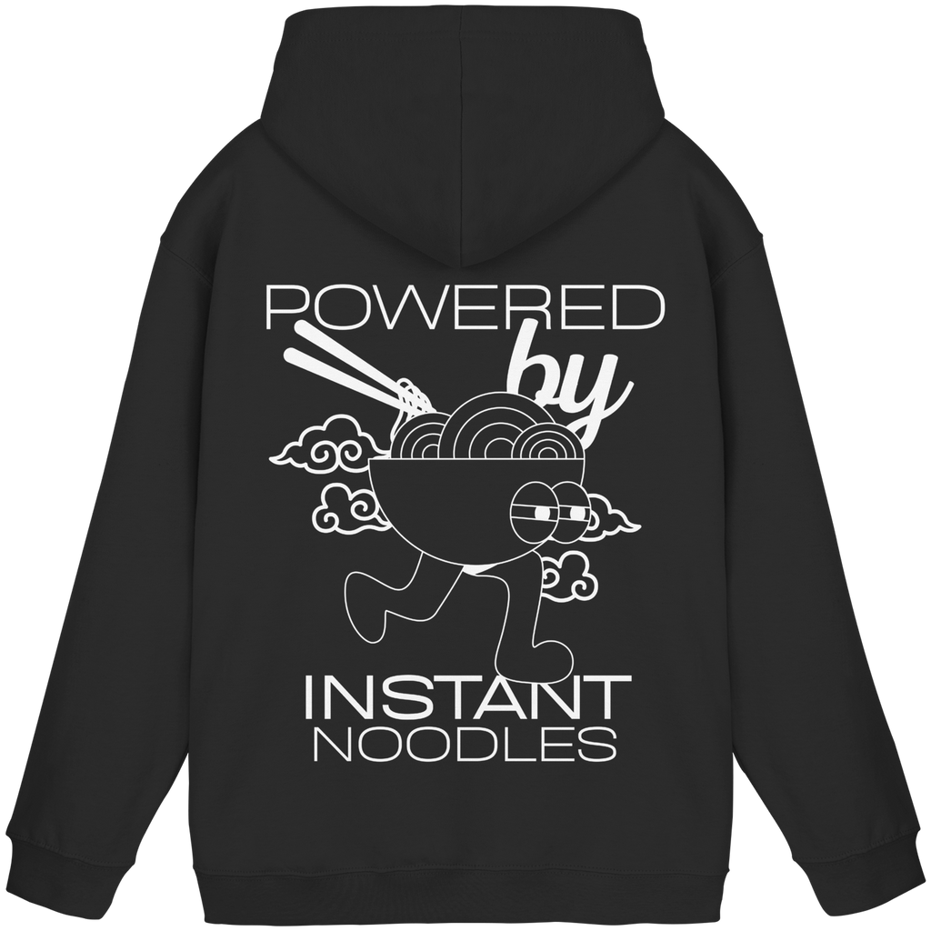 AFK Fun Mode "Powered by Instant Noodles" - Basic Unisex Hoodie
