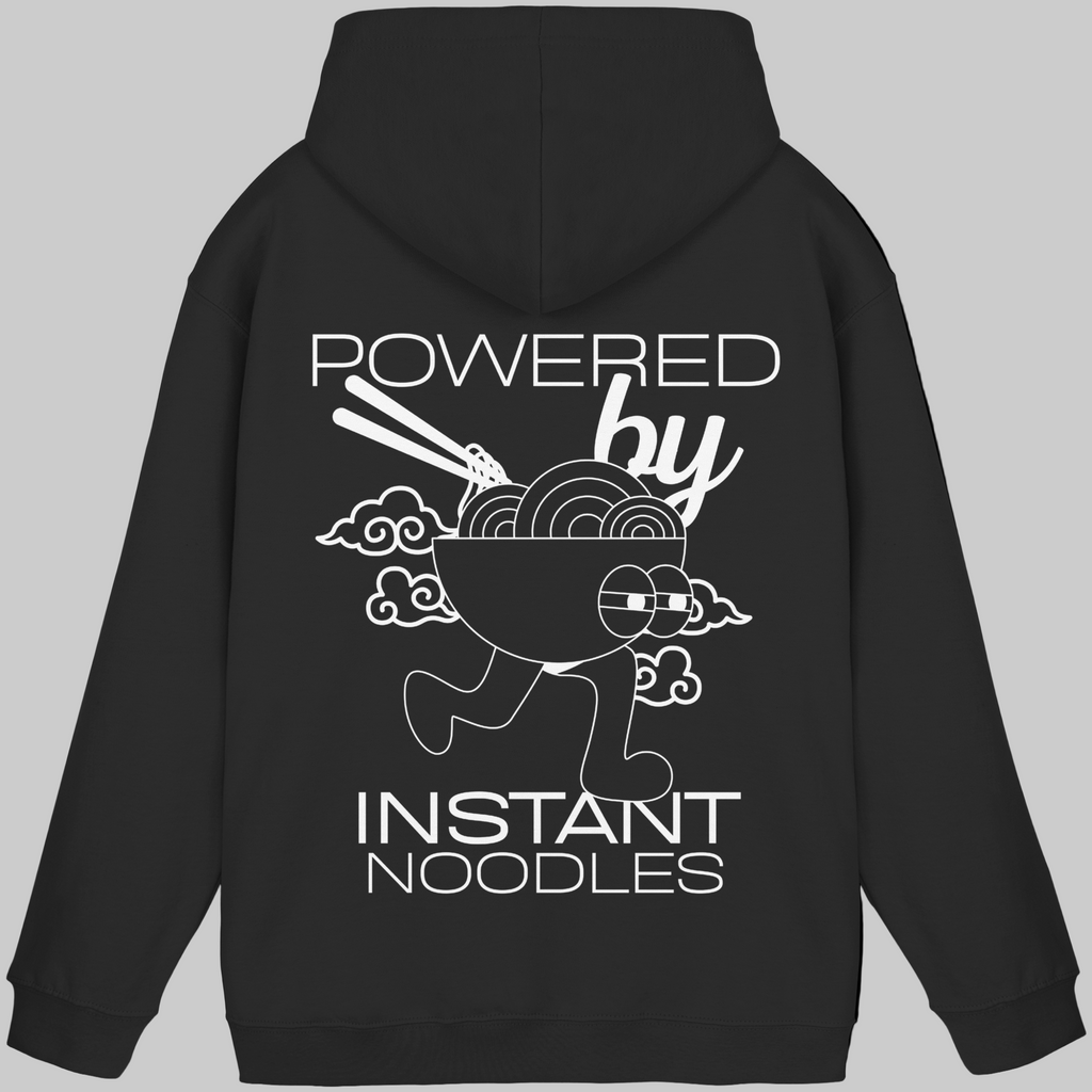 AFK Fun Mode "Powered by Instant Noodles" - Basic Unisex Hoodie