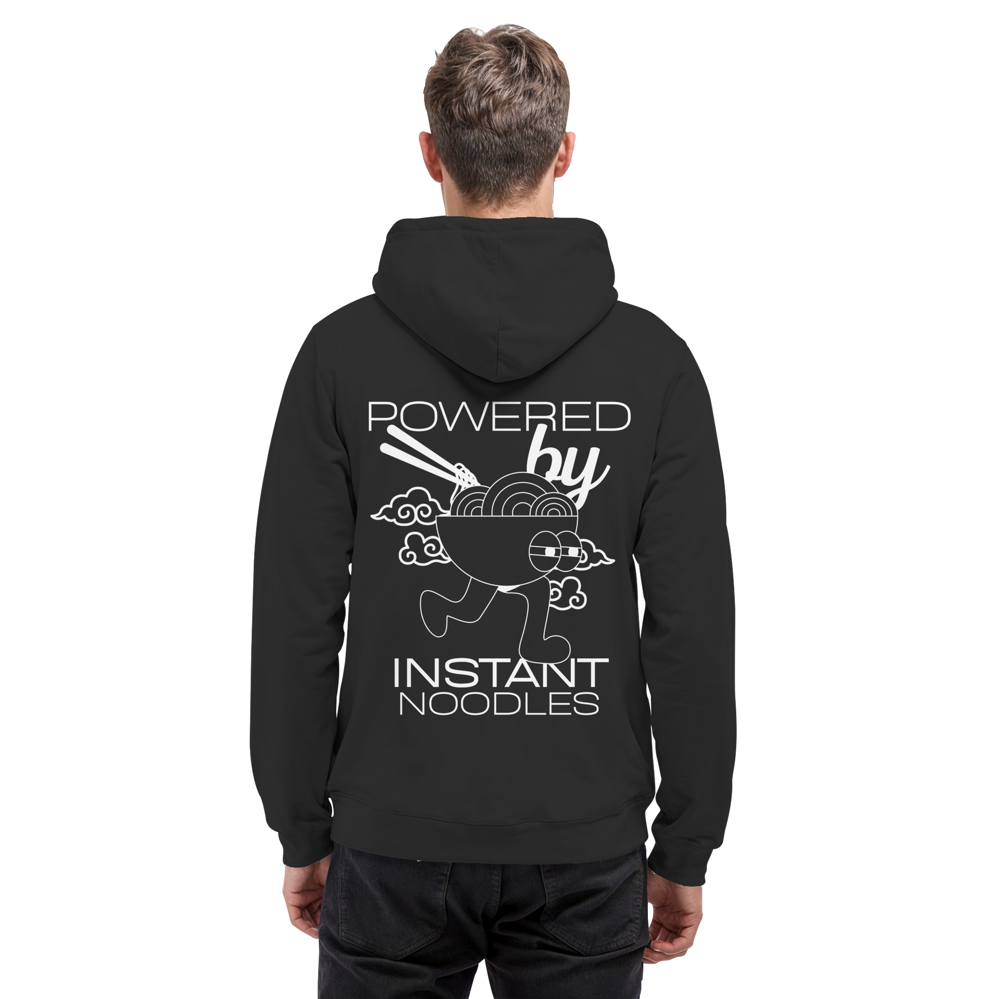 AFK Fun Mode "Powered by Instant Noodles" - Basic Unisex Hoodie