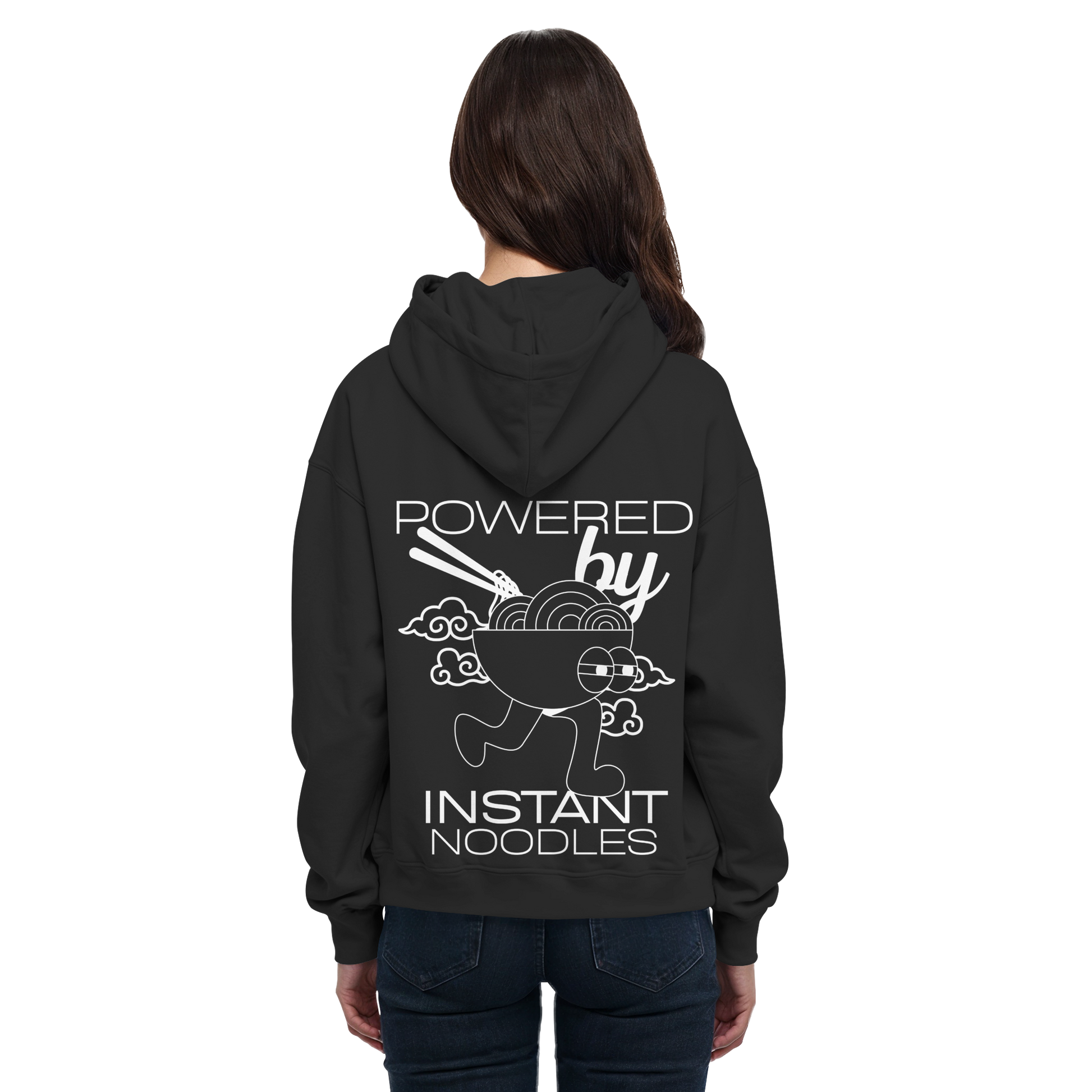 AFK Fun Mode "Powered by Instant Noodles" - Basic Unisex Hoodie