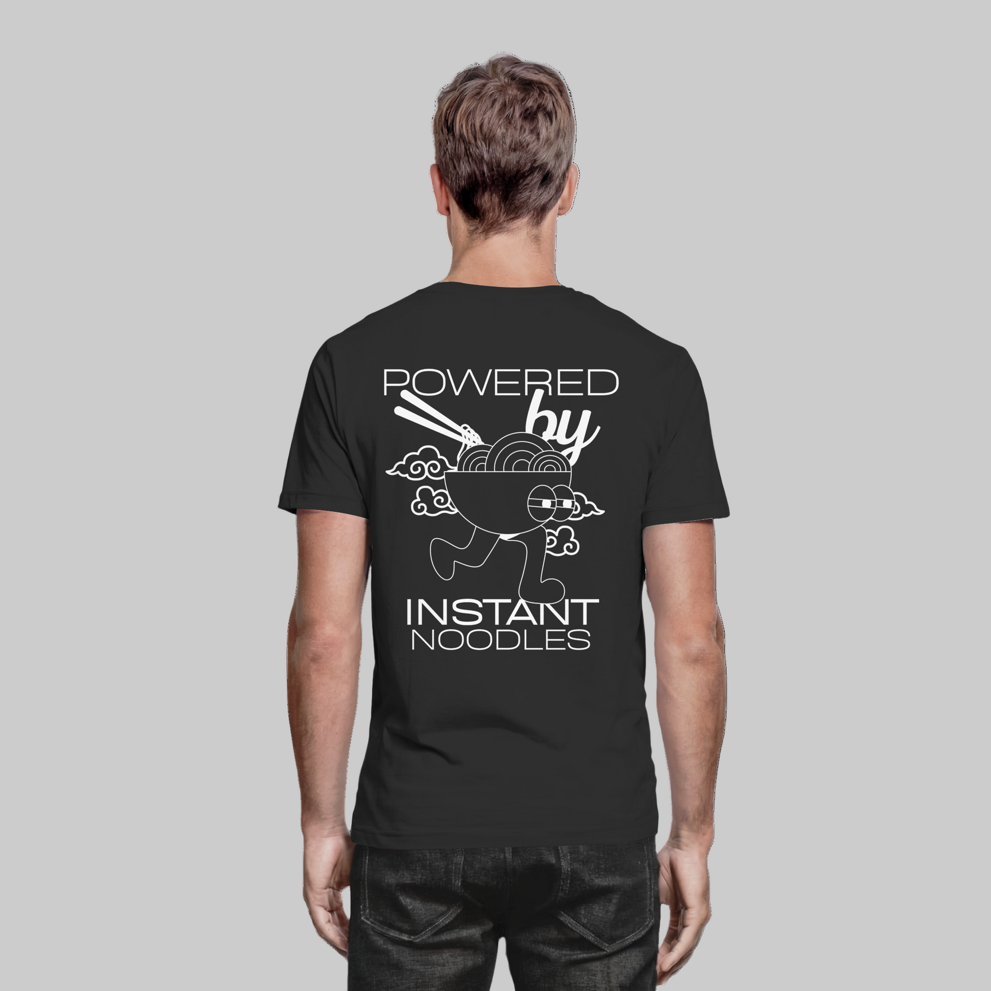 AFK Fun Mode "Powered by Instant Noodles" - Premium Shirt