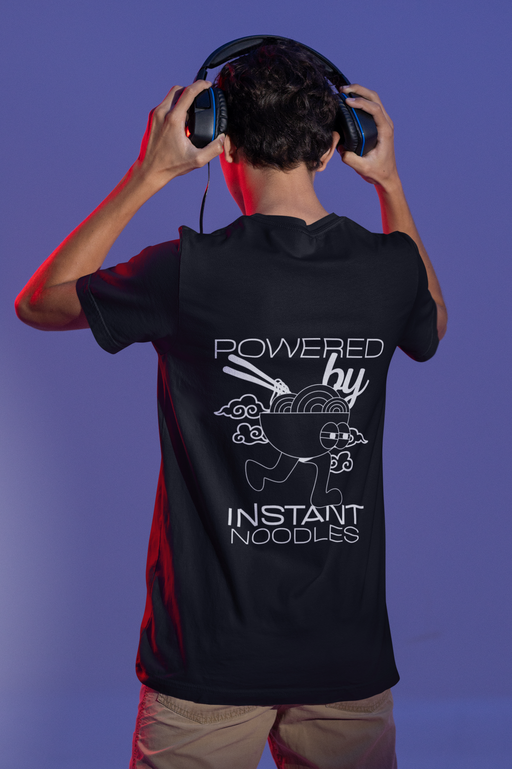 AFK Fun Mode "Powered by Instant Noodles" - Premium Shirt