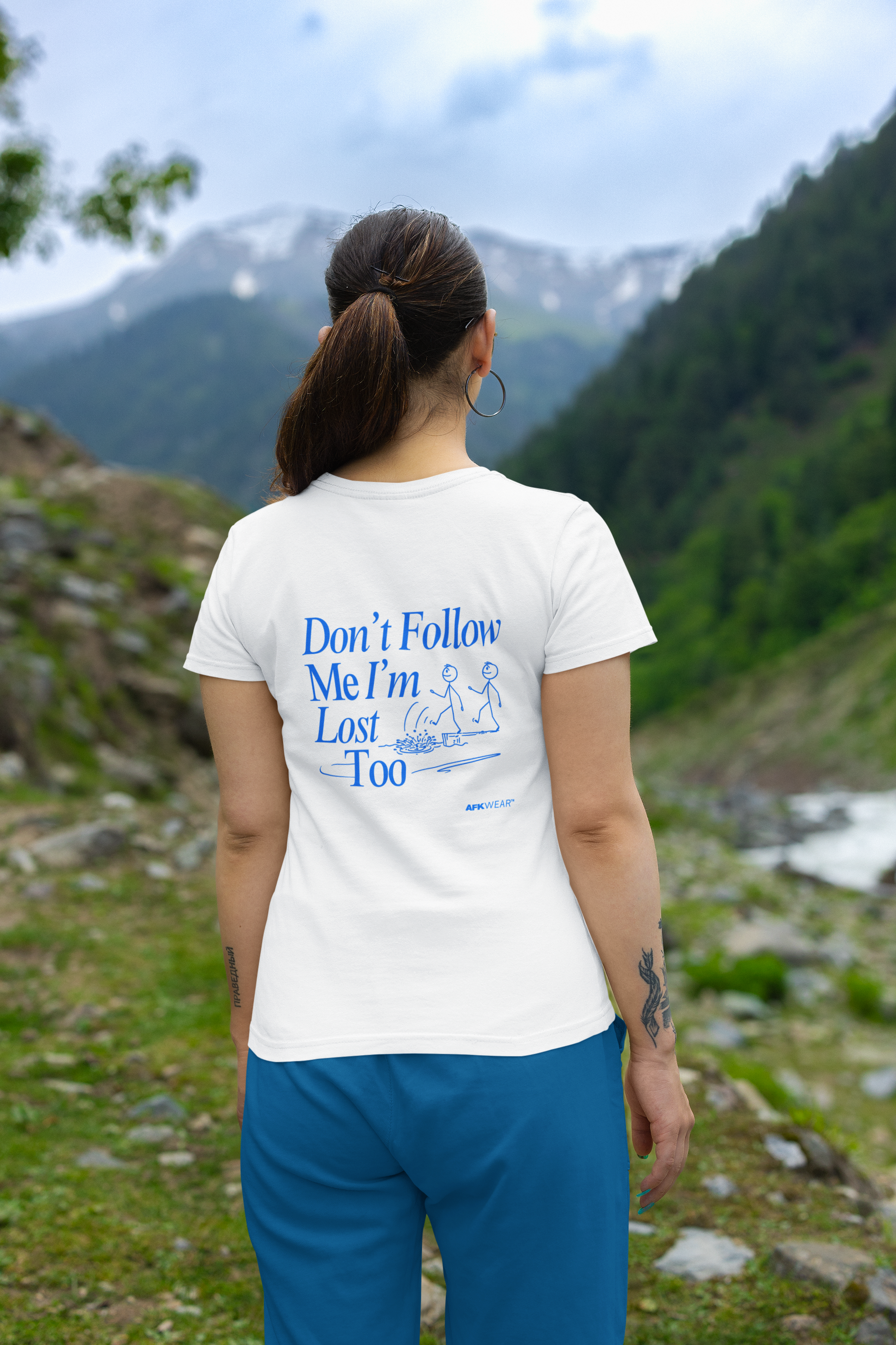 AFK Core "Don't Follow Me, I'm Lost Too" - Premium Shirt