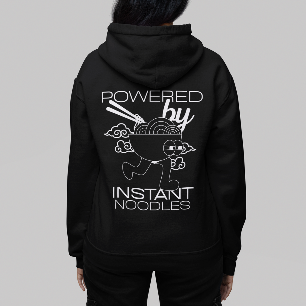 AFK Fun Mode "Powered by Instant Noodles" - Basic Unisex Hoodie