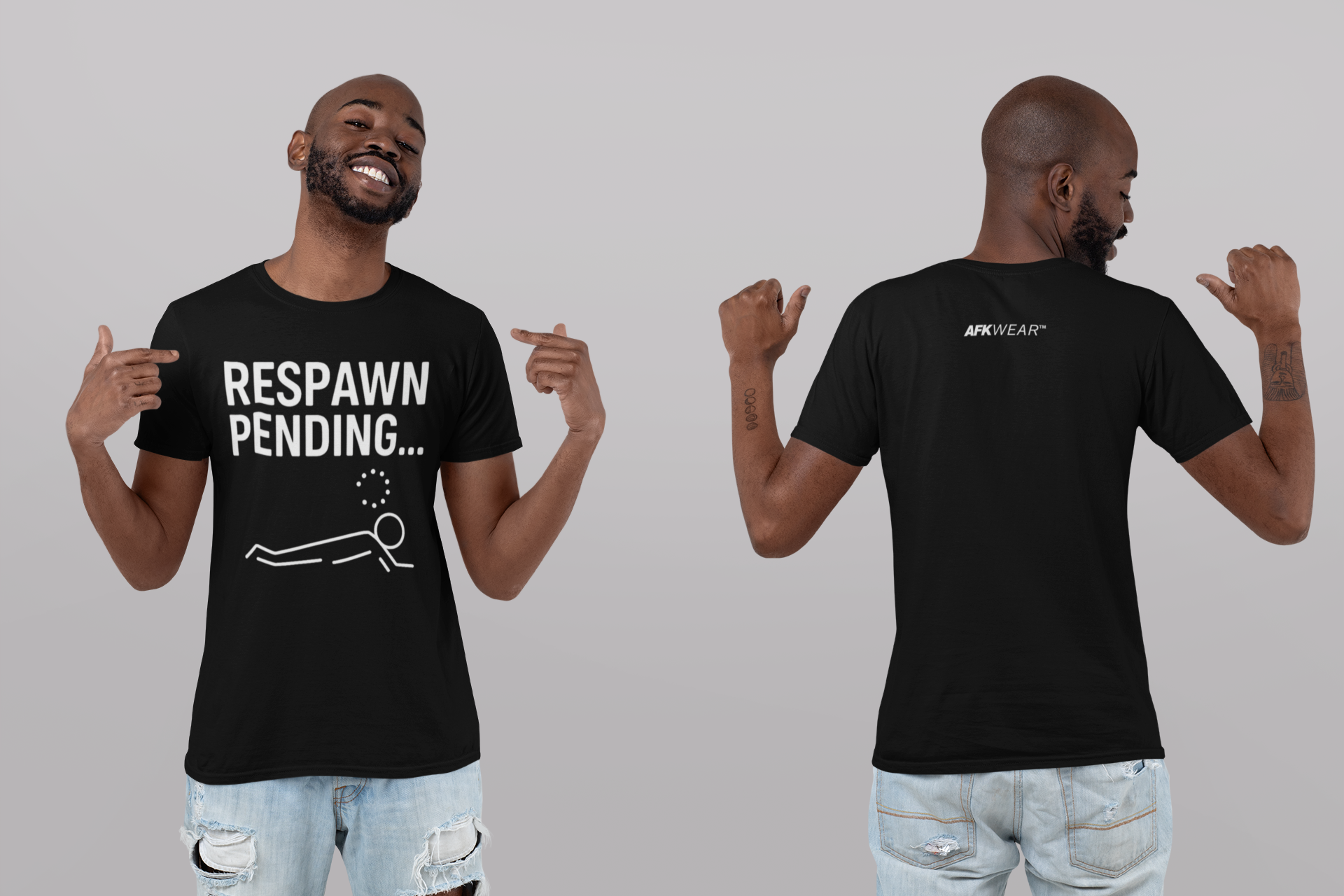 AFK Dark Mode "Respawn Pending" Premium Shirt