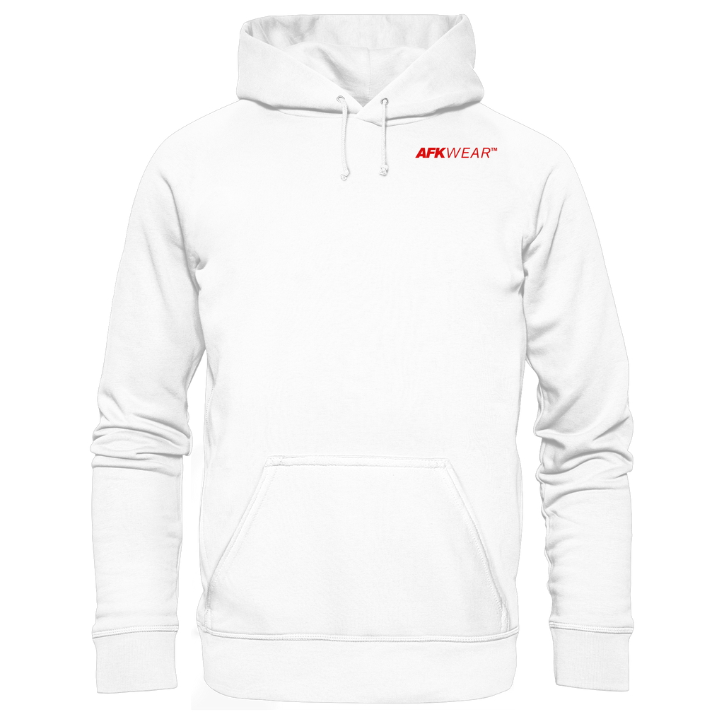 AFK Fun Mode "Powered by Instant Noodles" RED EDITION - Basic Unisex Hoodie