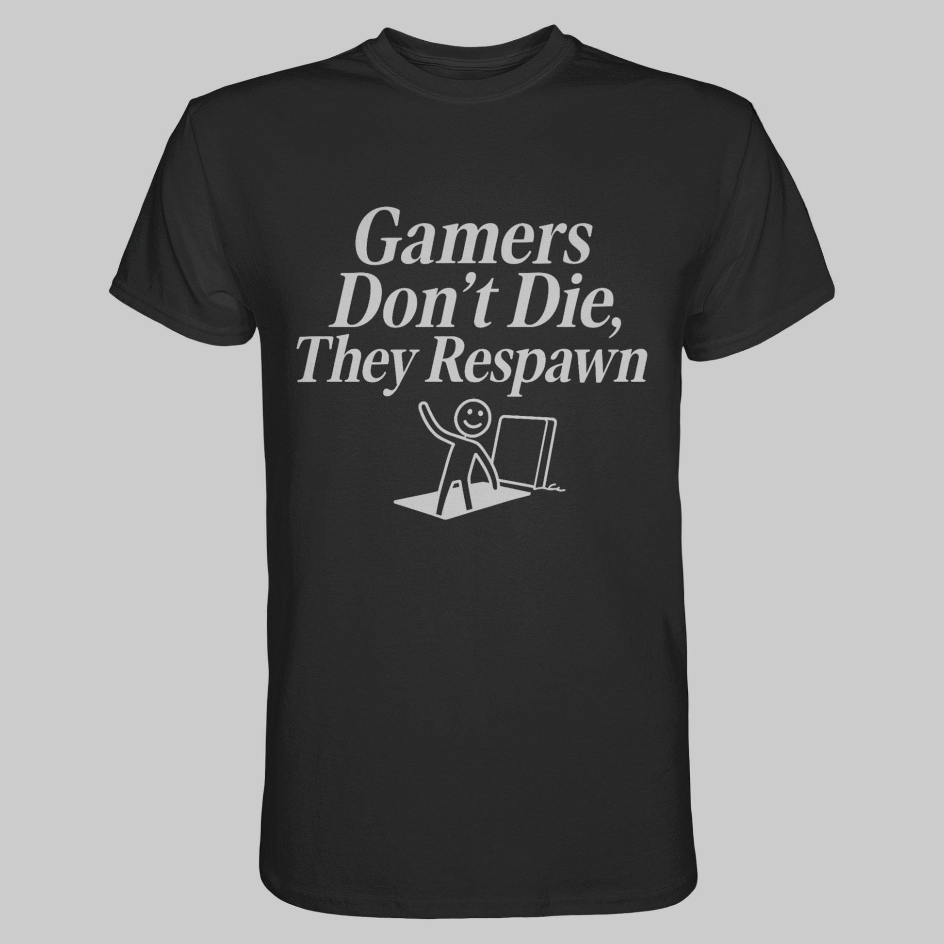 AFK Error Code "Gamers Don't Die, They Respawn" Premium Shirt