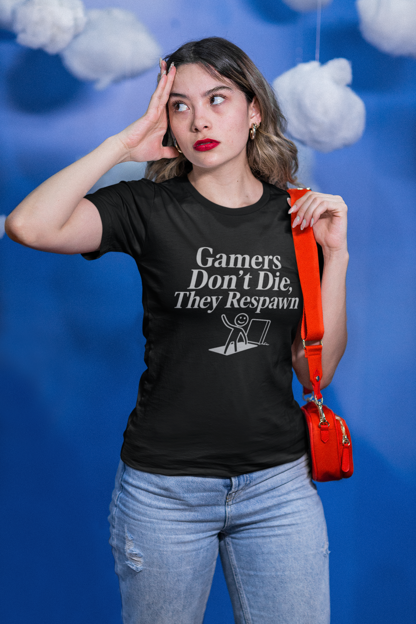 AFK Error Code "Gamers Don't Die, They Respawn" Premium Shirt