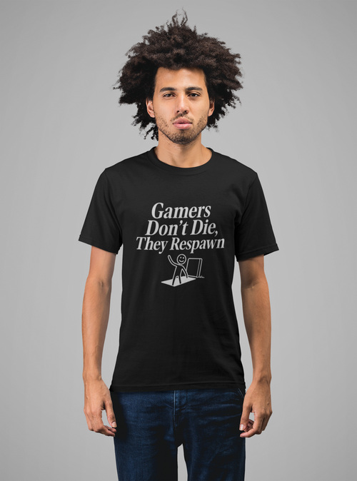 "Gamers Don't Die, They Respawn" Premium Shirt