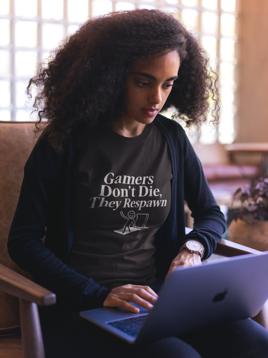 AFK Error Code "Gamers Don't Die, They Respawn" Premium Shirt